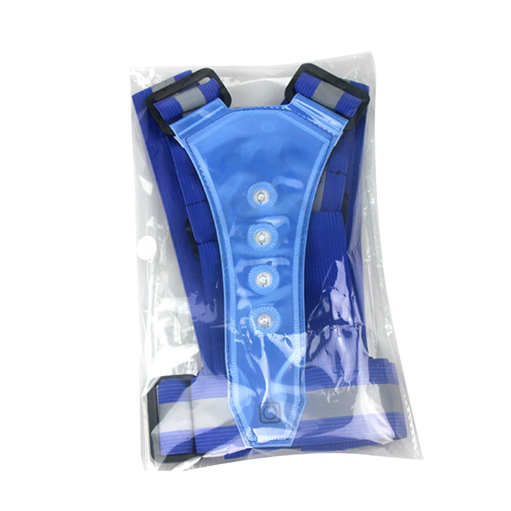 2021 Elastic LED Cycling Vest Adjustable Visibility Reflective Vest Gear Stripes Night Sports Safety Cycling Reflective Belt 
2021 Elastic LED Cycling Vest Adjustable Visibility Reflective Vest Gear Stripes Night Sports Safety Cycling Reflective Belt