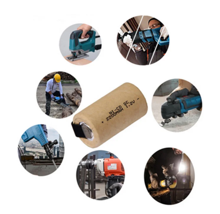1-16 PCs electric drill screwdriver SC batteries 1,2 V 2200mah Sub C Ni-Cd rechargeable battery with tool tab
1-16 PCs electric drill screwdriver SC batteries 1,2 V 2200mah Sub C Ni-Cd rechargeable battery with tool tab