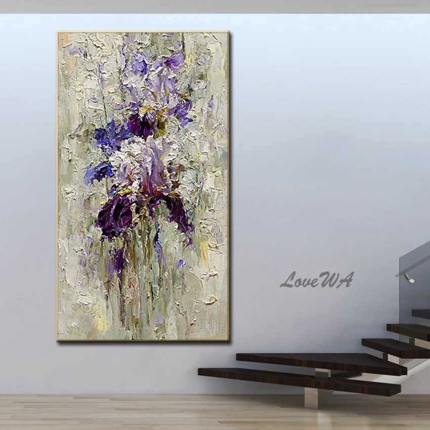 Artwork Handpainted Knife Flower Abstract Oil Painting Wall Art Home Decoration Picture Hand Painting On Canvas Unframed
Artwork Handpainted Knife Flower Abstract Oil Painting Wall Art Home Decoration Picture Hand Painting On Canvas Unframed