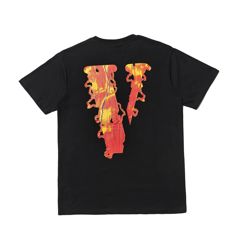 European and American high street fashion clothes Vlone flame skull print cotton loose men and women couple short-sleeved T-shir
European and American high street fashion clothes Vlone flame skull print cotton loose men and women couple short-sleeved T-shir