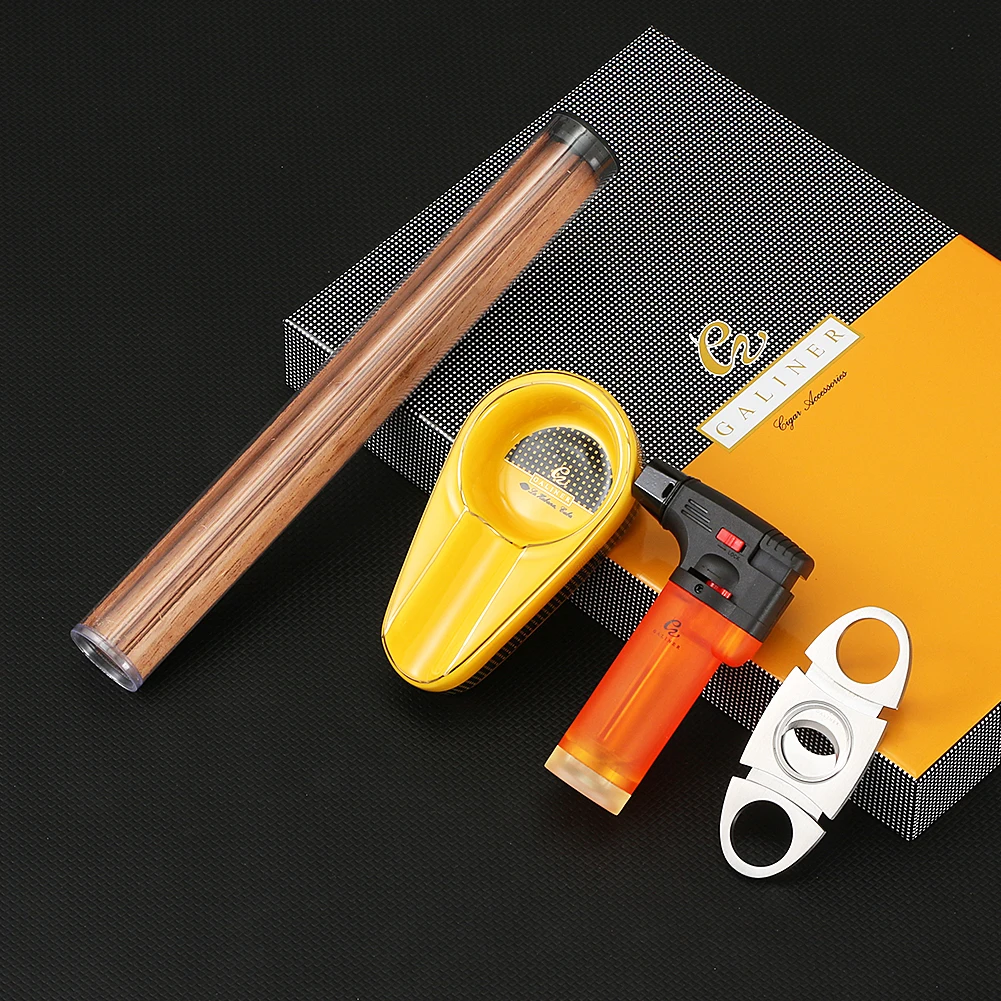 Galiner Windproof Cigar Lighter Torch Jet Turbo Lighter Cigar Cutter Metal Guillotine House Cigar Ashtray Cedar Spills Pieces
Galiner Windproof Cigar Lighter Torch Jet Turbo Lighter Cigar Cutter Metal Guillotine House Cigar Ashtray Cedar Spills Pieces