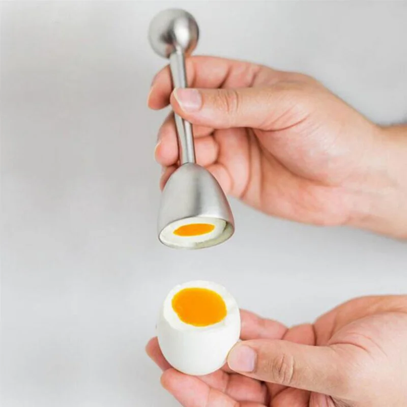 Stainless Steel Egg Cutter Egg Cracker Boiled Egg Separator Breakfast Kitchenware Egg Beater Opener Divider Kitchen Gadgets
Stainless Steel Egg Cutter Egg Cracker Boiled Egg Separator Breakfast Kitchenware Egg Beater Opener Divider Kitchen Gadgets
