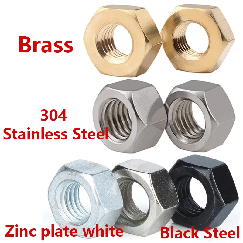 Brass,304 Stainless Steel,Black Carbon Steel,Galvanized Hexagonal Nut, Metric Nut Zinc Plate White M1.2 M1.4M1.6 M2 M3 M5 M6~M36
Brass,304 Stainless Steel,Black Carbon Steel,Galvanized Hexagonal Nut, Metric Nut Zinc Plate White M1.2 M1.4M1.6 M2 M3 M5 M6~M36