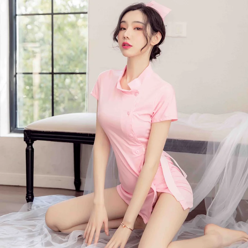 

Women Sexy Lingerie Hot Porno Nurse Cosplay Maid Uniform Costumes Erotic Babydoll Roleplay Sleepwear Lenceria Kawaii Nightwear