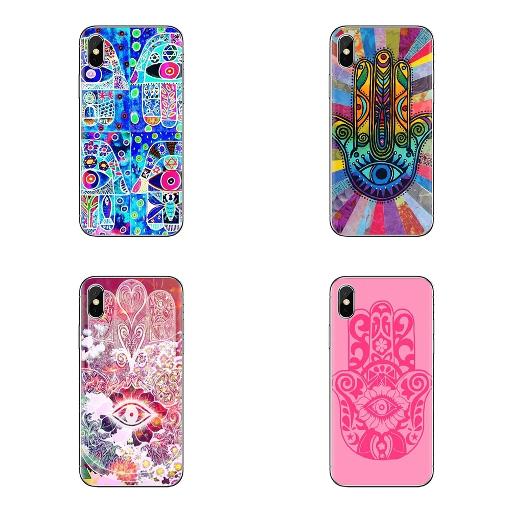 Чехлы из ТПУ для iPod Touch Apple iPhone 11 Pro 4 4S 5 5S SE 5C 6 6S 7 8 X XR XS Plus Max Buddha Hamsa Evil Eye Magic