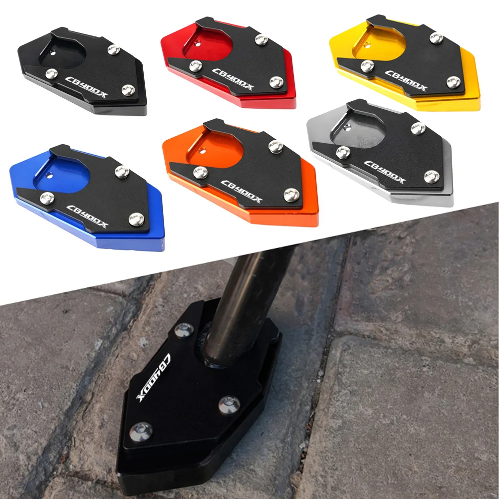 New motorcycle accessories for honda cb400 cb400x Motorcycle CNC Kick Stand Side Stand Extension Pad Support Accessory
New motorcycle accessories for honda cb400 cb400x Motorcycle CNC Kick Stand Side Stand Extension Pad Support Accessory