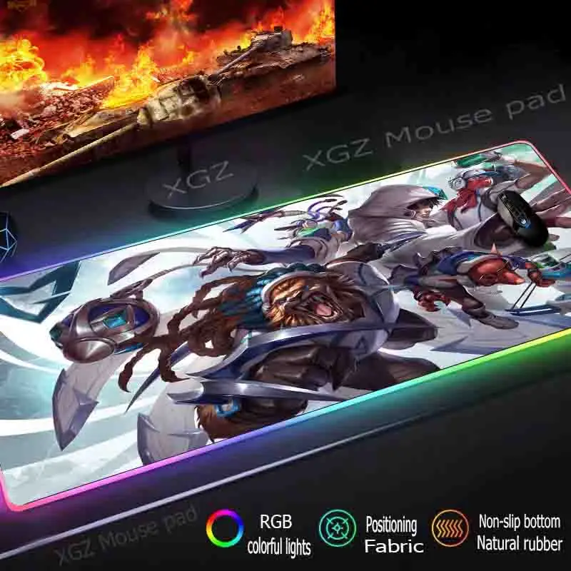 Mairuige Large RGB Mouse Pad Black Lock Edge Anime Warrior Animal Custom Student Computer Keyboard Desk Rubber Non-slip
Mairuige Large RGB Mouse Pad Black Lock Edge Anime Warrior Animal Custom Student Computer Keyboard Desk Rubber Non-slip