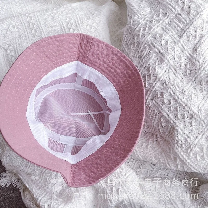 Simple Children Fisherman Hat Japanese Flat Top Double Cloth Label Fashion 2021 Boys and Girls Sunshade Caps
Simple Children Fisherman Hat Japanese Flat Top Double Cloth Label Fashion 2021 Boys and Girls Sunshade Caps