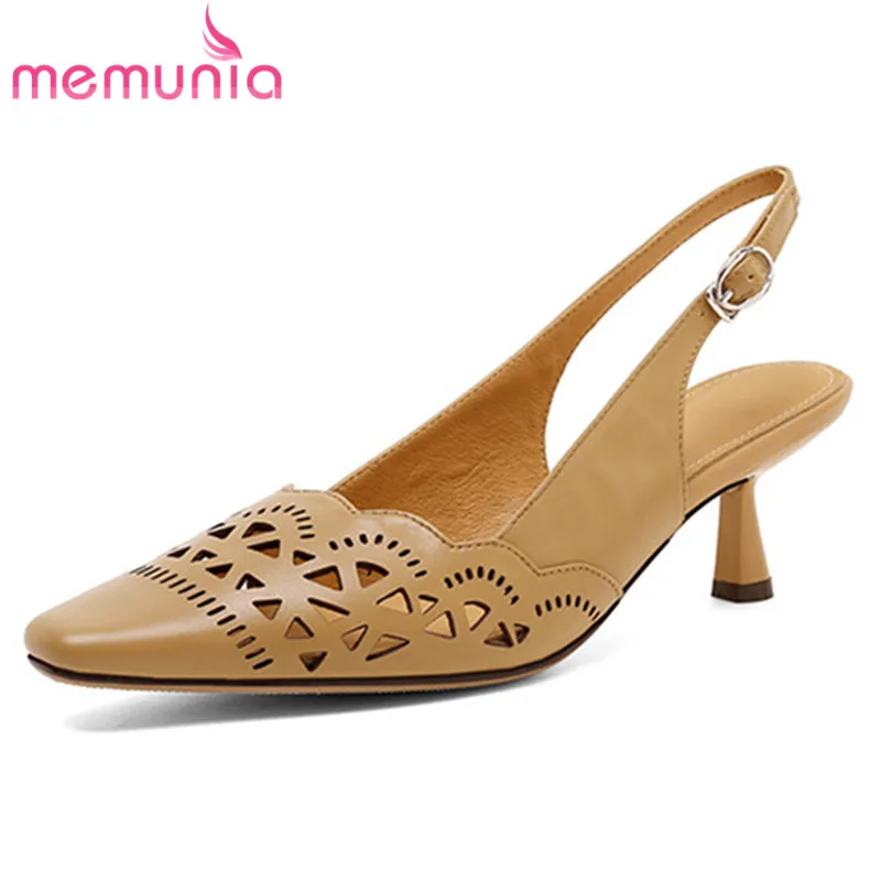 MEMUNIA 2021 Vintage Single Shoes Women Sandals Square Toe Hollow Out Buckle Thin High Heels Sandals Women Genuine Leather Shoes
MEMUNIA 2021 Vintage Single Shoes Women Sandals Square Toe Hollow Out Buckle Thin High Heels Sandals Women Genuine Leather Shoes