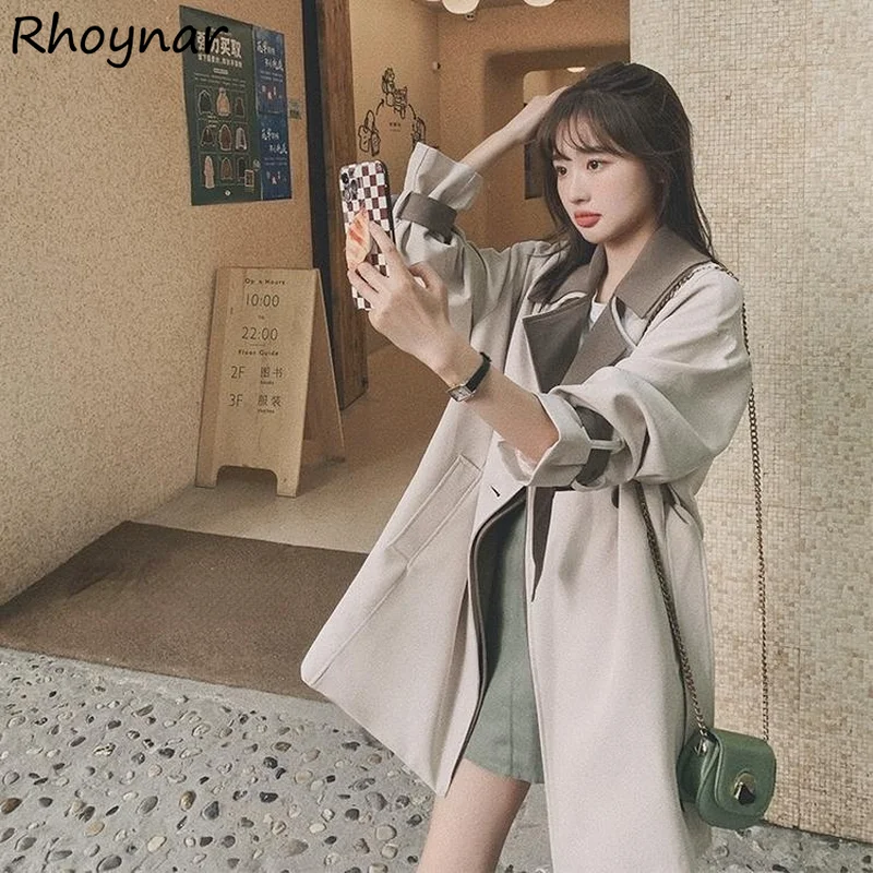 Long Trench Women Spring Bandage Notched New Korean Style Loose All-match Casual Fashion Harajuku Patchwork Aesthetic Clothes
Long Trench Women Spring Bandage Notched New Korean Style Loose All-match Casual Fashion Harajuku Patchwork Aesthetic Clothes