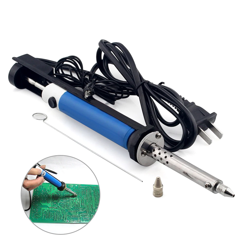 Soldering Iron Kit 220V 110V Handheld Electric Tin Suction Sucker Pen Desoldering Pump Soldering Welding Tool Removal Remover
Soldering Iron Kit 220V 110V Handheld Electric Tin Suction Sucker Pen Desoldering Pump Soldering Welding Tool Removal Remover