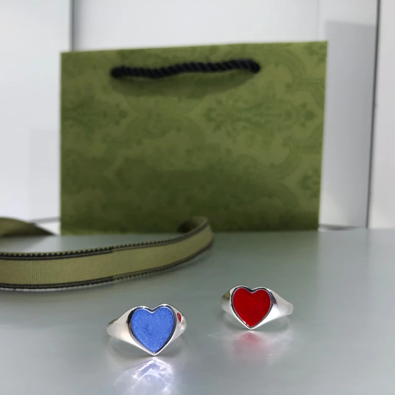 Light luxury jewelry s925 sterling silver fashion romantic red love heart ring ladies couple diy jewelry Christmas gift
Light luxury jewelry s925 sterling silver fashion romantic red love heart ring ladies couple diy jewelry Christmas gift