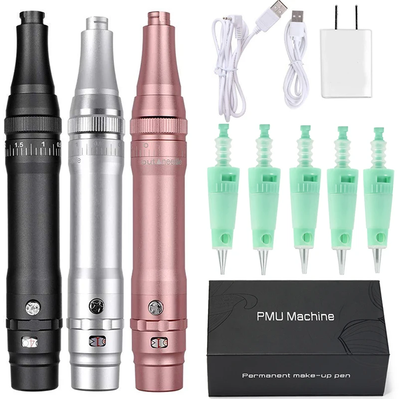 Wireless Permanent Makeup Machine for Eyebrow Shading Eyeliner Lip Microshading PMU Machine Tattoo Pen Kit With Cartridge Needle
Wireless Permanent Makeup Machine for Eyebrow Shading Eyeliner Lip Microshading PMU Machine Tattoo Pen Kit With Cartridge Needle