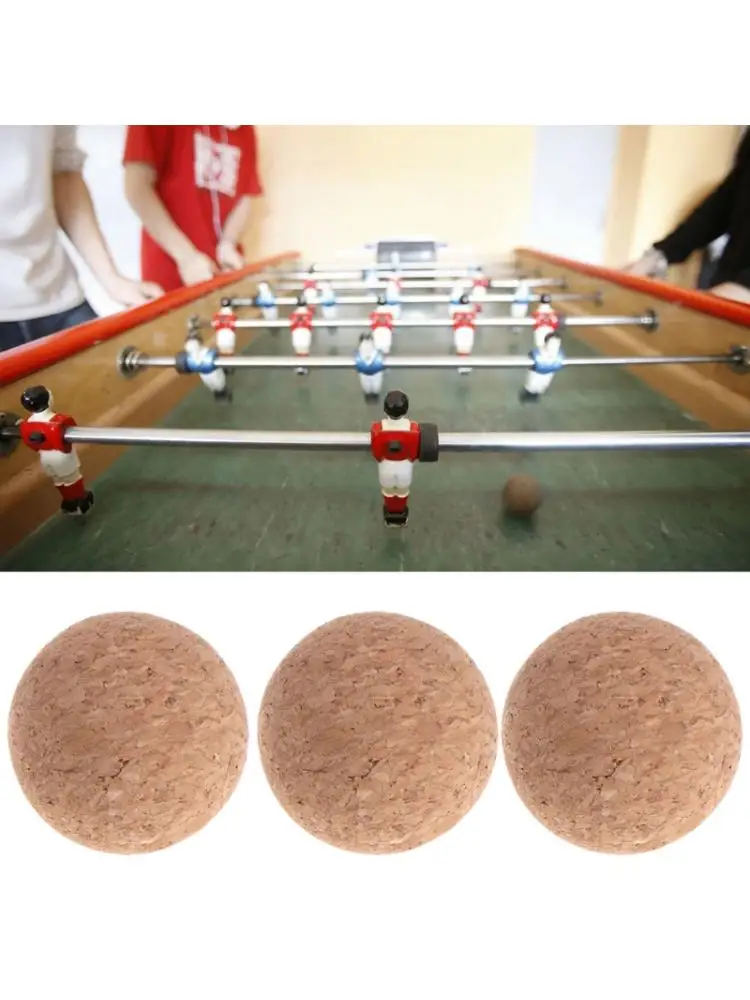 2022 New 6pcs 36mm Table Football Cork Solid Wood Foosball Table Soccer Ball Fussball
2022 New 6pcs 36mm Table Football Cork Solid Wood Foosball Table Soccer Ball Fussball