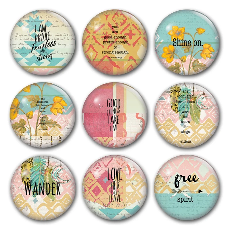 Стеклянный кабошон с надписью, геометрический круглый стеклянный кабошон со стрелкой и надписью, фурнитура для демонстрации плоской спины