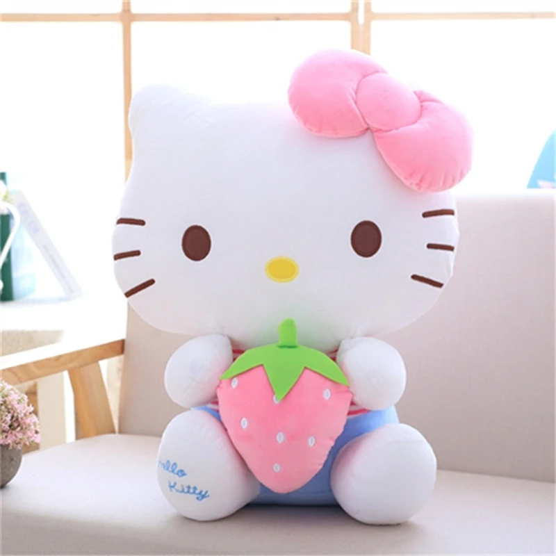 Имитация фруктов Kt кукла кот фруктовый мир милая плюшевая игрушка супер Hello Kitty