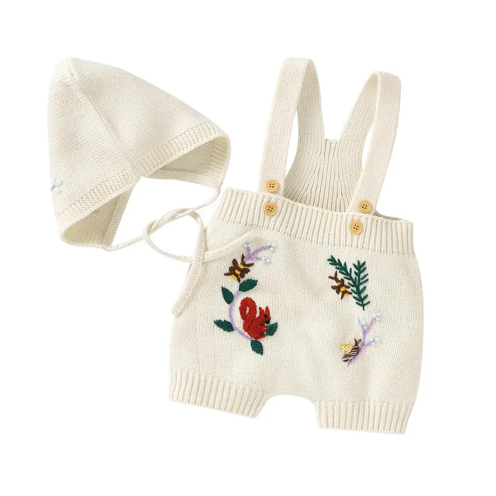 Autumn Baby Girl Rompers Clothes Fashion Floral Knitted Newborn Bebes Jumpsuits Hats 2pcs Set Toddler & Infant Outerwear Outfits
Autumn Baby Girl Rompers Clothes Fashion Floral Knitted Newborn Bebes Jumpsuits Hats 2pcs Set Toddler & Infant Outerwear Outfits