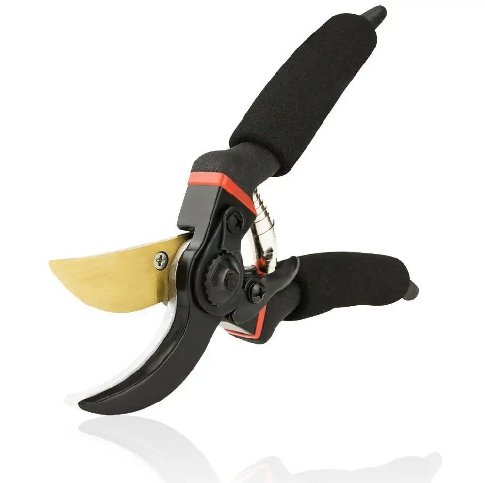 8" Professional Premium Titanium Bypass Pruning Shears, Heavy Duty Hand Pruners, Garden Clippers, Gardening Tools
8" Professional Premium Titanium Bypass Pruning Shears, Heavy Duty Hand Pruners, Garden Clippers, Gardening Tools