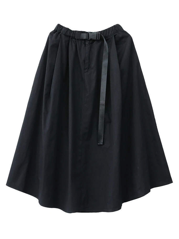 Black Pleated Maxi Skirt 2021 Spring/Autumn New Loose-fitting Japanese Retro Black Grand A-lline Women's Skirt 
Black Pleated Maxi Skirt 2021 Spring/Autumn New Loose-fitting Japanese Retro Black Grand A-lline Women's Skirt