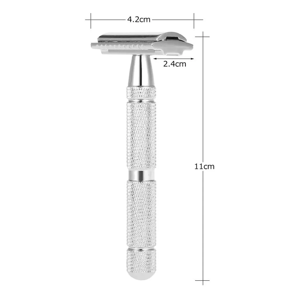 Stainless Steel Safety Razor Traditional Men's Double Edge Shaving Razor Manual Beard Razor Shaving Tool
Stainless Steel Safety Razor Traditional Men's Double Edge Shaving Razor Manual Beard Razor Shaving Tool