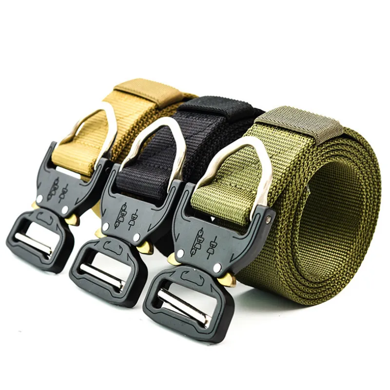 Men's Belt Outdoor Hunting Metal Tactical Belt Multi-Function Alloy Buckle High Quality Marine Corps CanvasBelt for Men
Men's Belt Outdoor Hunting Metal Tactical Belt Multi-Function Alloy Buckle High Quality Marine Corps CanvasBelt for Men