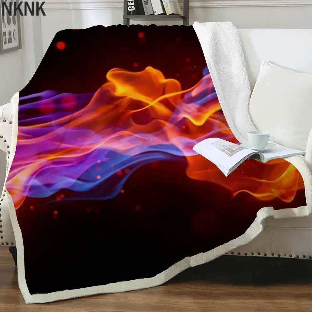 NKNK Brank Smoke Blanket Flame Thin Quilt Colorful Bedspread For Bed Abstract Blankets For Beds Sherpa Blanket New Premium
NKNK Brank Smoke Blanket Flame Thin Quilt Colorful Bedspread For Bed Abstract Blankets For Beds Sherpa Blanket New Premium