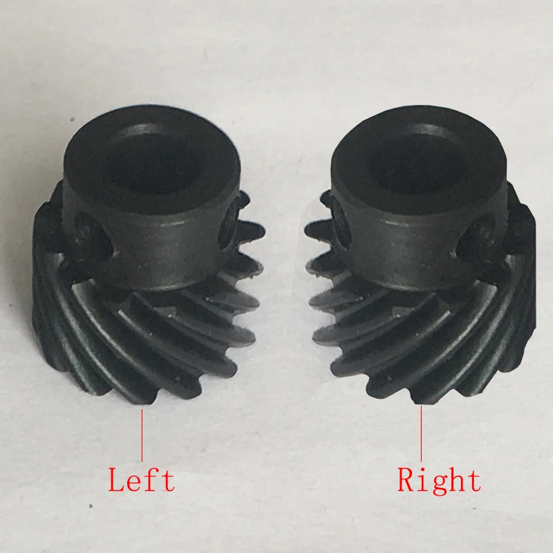 

30 45 Teeth 8mm 12mm 14mm Pilot Bore M5 Screw Right Left Hand 1 Module 1M 45 Degree Steel Convex Pinion Boss Spiral Helical Gear