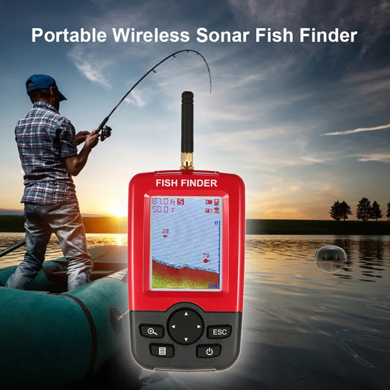 Fish finder Wireless Sonar Sensor Echo Sounder System with LCD SN Smart Portable Depth Underwater Camera for Lake Sea Fishing
Fish finder Wireless Sonar Sensor Echo Sounder System with LCD SN Smart Portable Depth Underwater Camera for Lake Sea Fishing