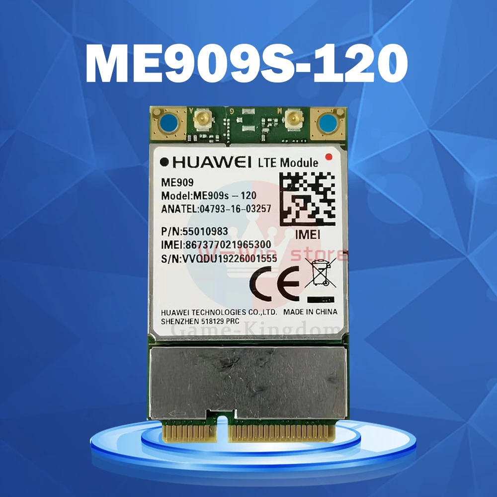Оригинал для Huawei Mini-PCIe ME909s-120 LTE Cat4 Module FDD/DC-HSPA +/UMTS/EDGE 3G/4G
Оригинал для Huawei Mini-PCIe ME909s-120 LTE Cat4 Module FDD/DC-HSPA +/UMTS/EDGE 3G/4G