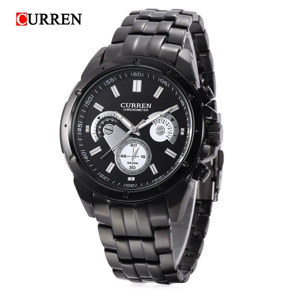 Curren/ Karin 8009 men's watch waterproof quartz watch leisure business men's watch steel band men's watch.
Curren/ Karin 8009 men's watch waterproof quartz watch leisure business men's watch steel band men's watch.