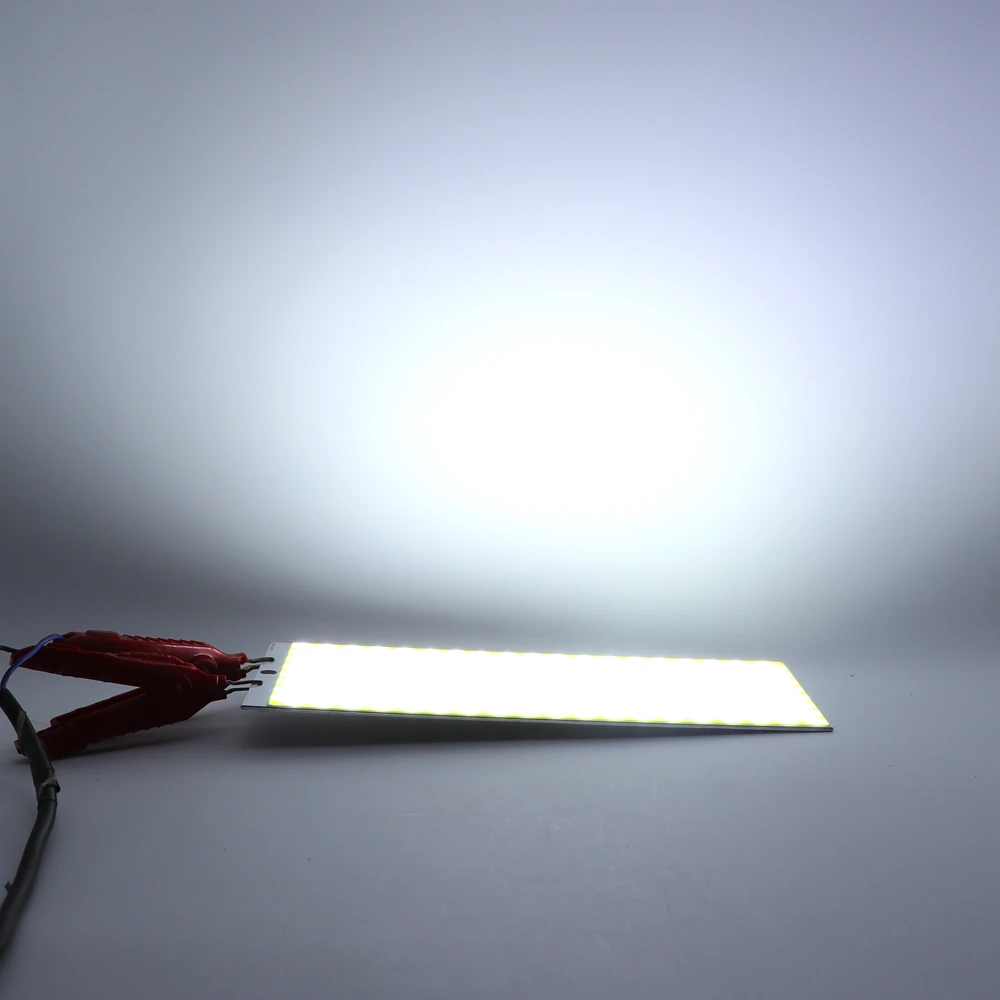 206x90mm 24V 50W COB LED Panel Light 5000LM Cold White Color LED Board Lamp for Truck Lighting DIY LED Bulb 
206x90mm 24V 50W COB LED Panel Light 5000LM Cold White Color LED Board Lamp for Truck Lighting DIY LED Bulb