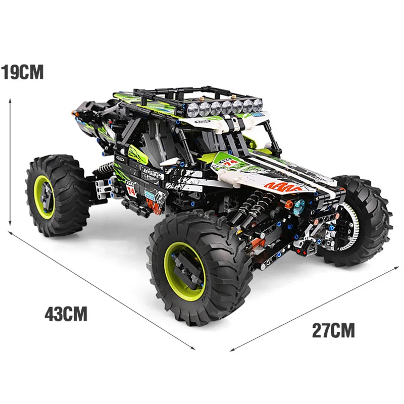 MOULD KING High-Tech Buggy Remote Control Car Terrain Off-Road Climbing Truck MOC Building Blocks Bricks Toys Christmas Gift
MOULD KING High-Tech Buggy Remote Control Car Terrain Off-Road Climbing Truck MOC Building Blocks Bricks Toys Christmas Gift