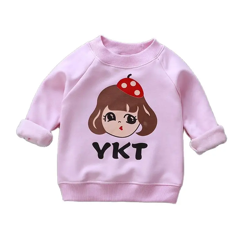 Children's velvet sweater spring and autumn fashion cartoon boys and girls warm sweater winter Korean baby pullover 0-6Y
Children's velvet sweater spring and autumn fashion cartoon boys and girls warm sweater winter Korean baby pullover 0-6Y