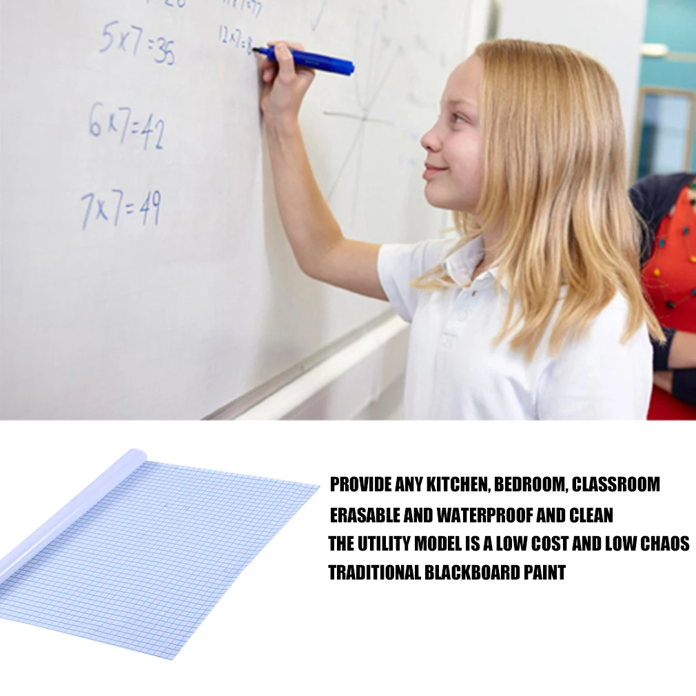 200*45cm Whiteboard Sticker Dry Erase Boards Removable Wall Decal Chalkboard With Whiteboard Pen For Kids Rooms Kitchen
200*45cm Whiteboard Sticker Dry Erase Boards Removable Wall Decal Chalkboard With Whiteboard Pen For Kids Rooms Kitchen