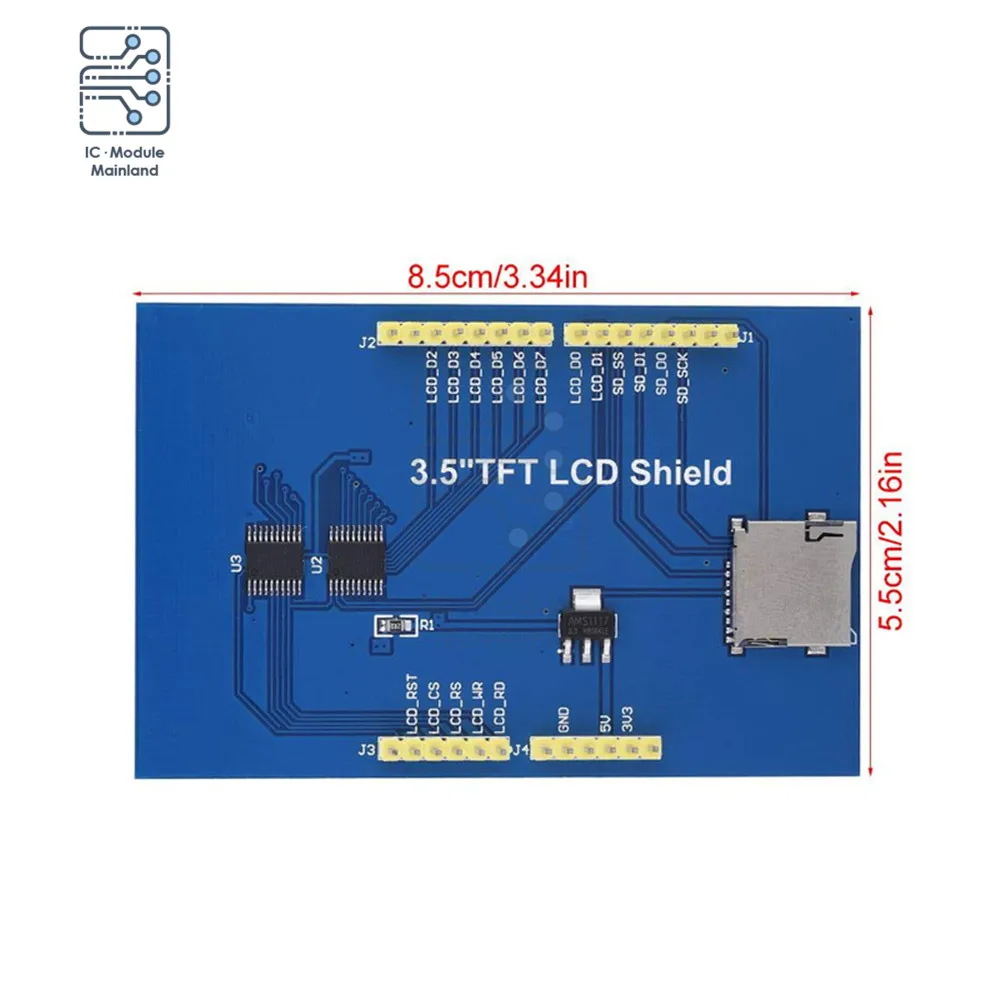 3.5 inch 480*320 TFT LCD Module Screen Display ILI9486 Controller for Arduino UNO MEGA2560 Board
3.5 inch 480*320 TFT LCD Module Screen Display ILI9486 Controller for Arduino UNO MEGA2560 Board