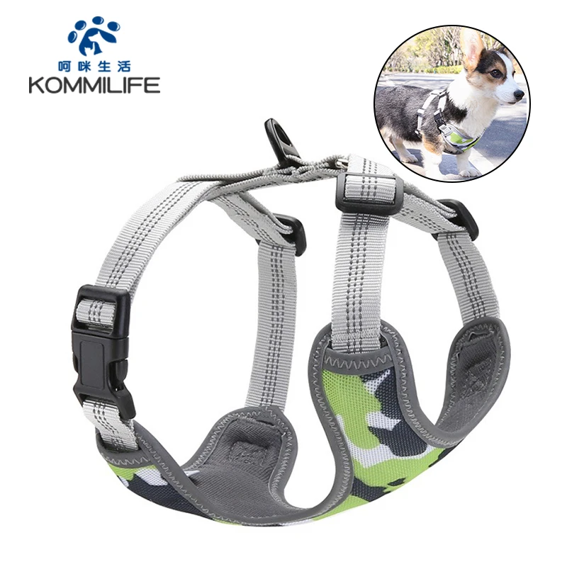Светоотражающая шлейка для щенков, Воздухопроницаемый ошейник для маленьких и средних собак, жилет для бульдога, мопса, корги 
Светоотражающая шлейка для щенков, Воздухопроницаемый ошейник для маленьких и средних собак, жилет для бульдога, мопса, корги