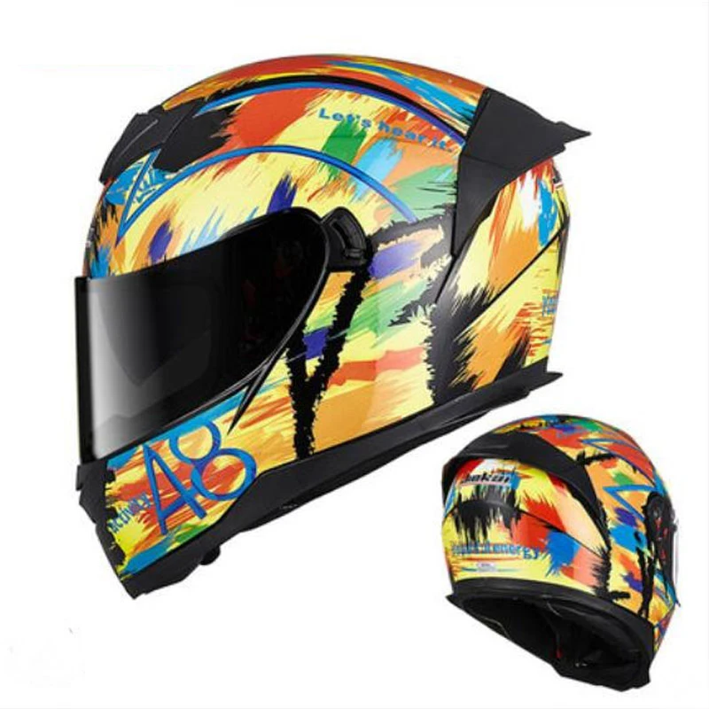 Motorcycle Casco Moto Women Helmet Full-covered Personality Full Face Racing Casque Cross Downhill Integrale Capacete De Moto
Motorcycle Casco Moto Women Helmet Full-covered Personality Full Face Racing Casque Cross Downhill Integrale Capacete De Moto