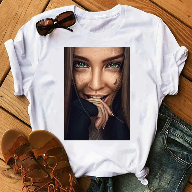 Summer 90s Style Female T-shirt Ladies Printed T-shirt O-neck Casual Top T-shirt Harajuku White T-shirt Street Funny T-shirt
Summer 90s Style Female T-shirt Ladies Printed T-shirt O-neck Casual Top T-shirt Harajuku White T-shirt Street Funny T-shirt
