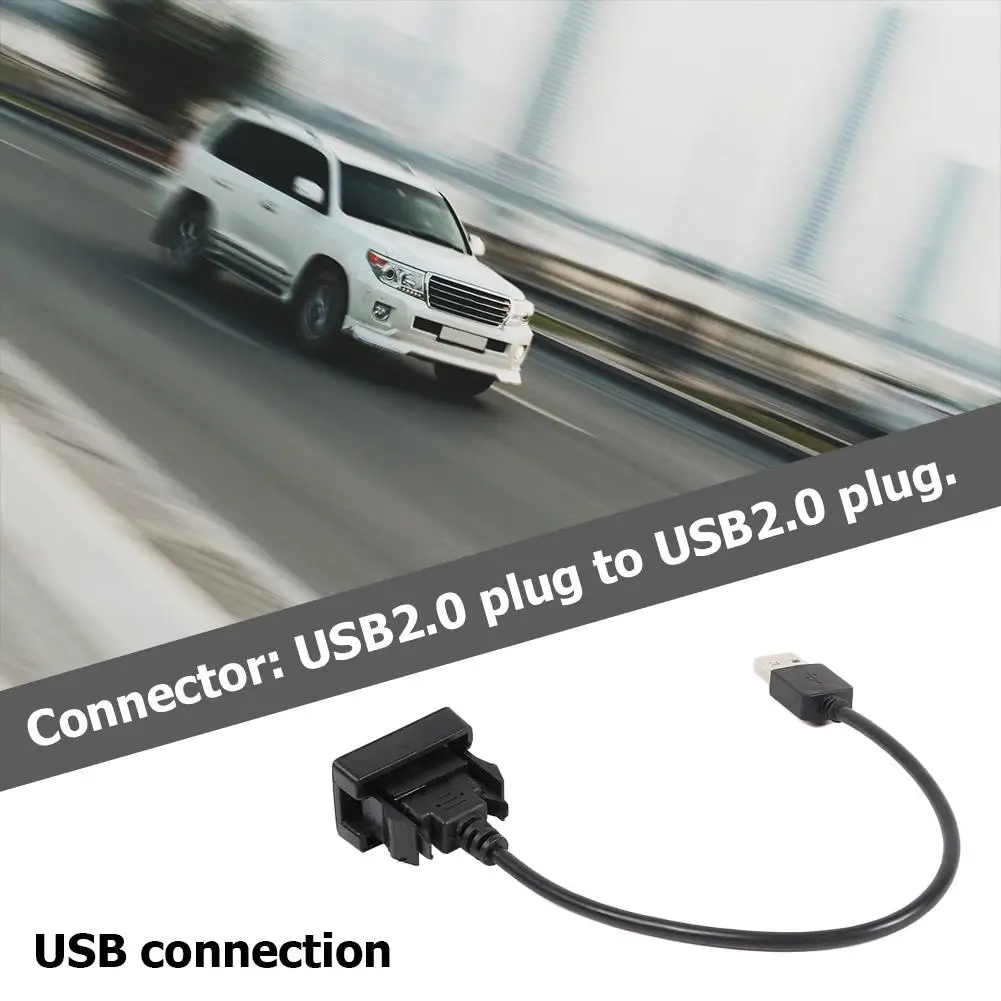 Car Dashboard Flush Mount USB Port Panel Extension Cable Adapter Black Car Accessories for Toyota Vios Ralink Camry Highlander
Car Dashboard Flush Mount USB Port Panel Extension Cable Adapter Black Car Accessories for Toyota Vios Ralink Camry Highlander