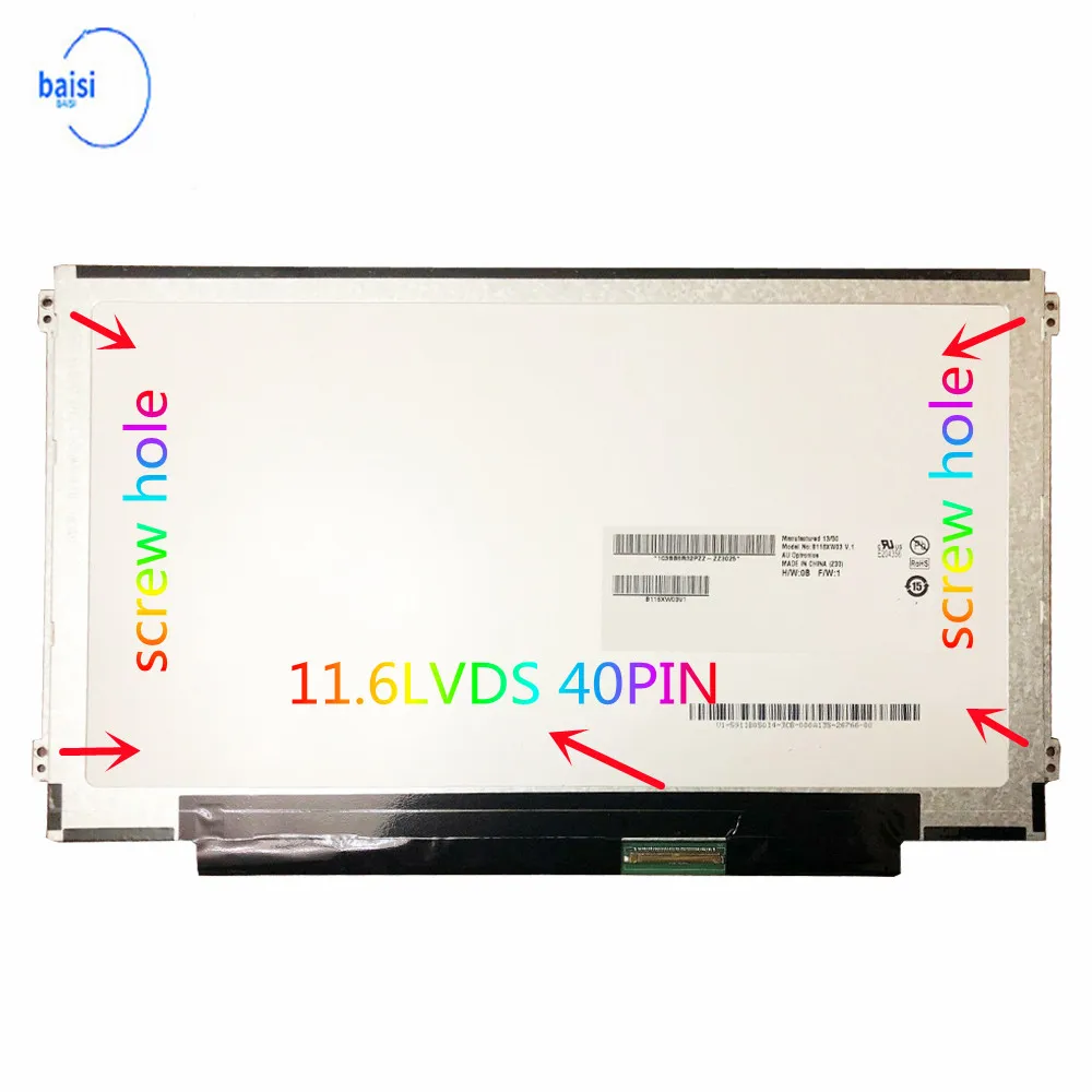 11,6 дюймов светодиодная матрица для Lenovo S206 X130e LTN116AT06 N116BGE-L41 B116XW03 V0 LP116WH2 M116NWR1 R0 ЖК-экран для ноутбука
11,6 дюймов светодиодная матрица для Lenovo S206 X130e LTN116AT06 N116BGE-L41 B116XW03 V0 LP116WH2 M116NWR1 R0 ЖК-экран для ноутбука