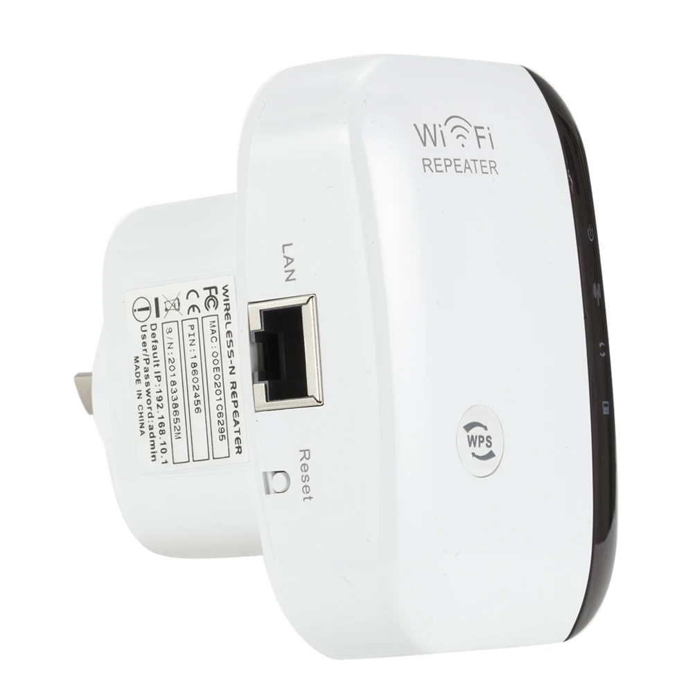 WiFi Range Extender Repeater 300Mbps Wireless Router Signal Booster Amplifier Supports Repeater/AP 
WiFi Range Extender Repeater 300Mbps Wireless Router Signal Booster Amplifier Supports Repeater/AP