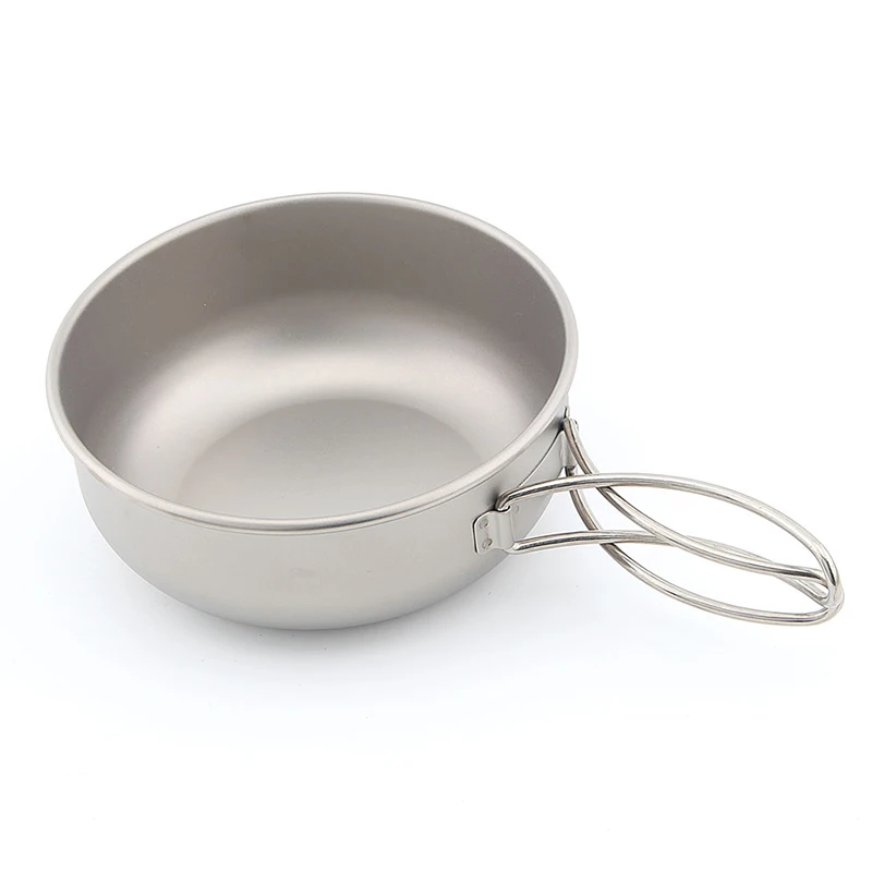 Keith Titanium Picnic Tableware Outdoor Camping Cookware Pot Travel Tableware Bowls Hiking Utensils with Folding Handle 600ML
Keith Titanium Picnic Tableware Outdoor Camping Cookware Pot Travel Tableware Bowls Hiking Utensils with Folding Handle 600ML