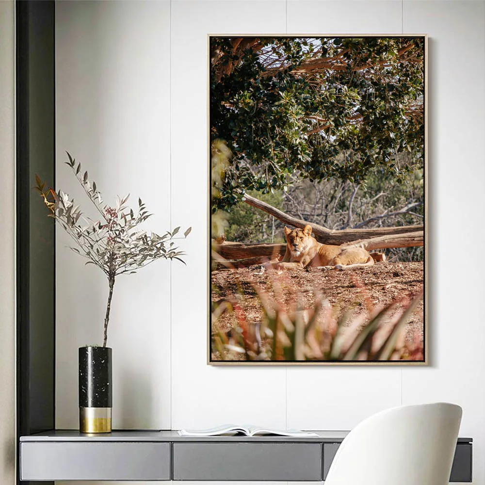 Animal landscape oil painting lion art in snow canvas office corridor living room home decoration mural
Animal landscape oil painting lion art in snow canvas office corridor living room home decoration mural