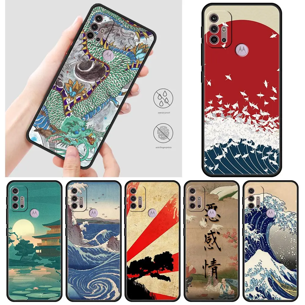 Japanese Oil Painting Cases For Motorola One Fusion G30 G9 Play G8 Power Lite E6s G Stylus Edge 20 Pro Black TPU Phone Shell
Japanese Oil Painting Cases For Motorola One Fusion G30 G9 Play G8 Power Lite E6s G Stylus Edge 20 Pro Black TPU Phone Shell