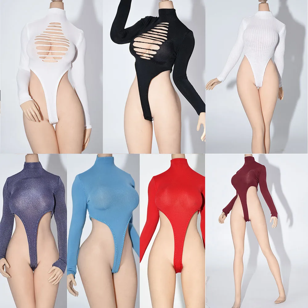 1 /6 Women Solider Sexy One Piece Swimsuit Long Sleeve Beachwear High-Fork Bodysuit For 12" Tbl Phicen Seamless Body Toy
1 /6 Women Solider Sexy One Piece Swimsuit Long Sleeve Beachwear High-Fork Bodysuit For 12" Tbl Phicen Seamless Body Toy