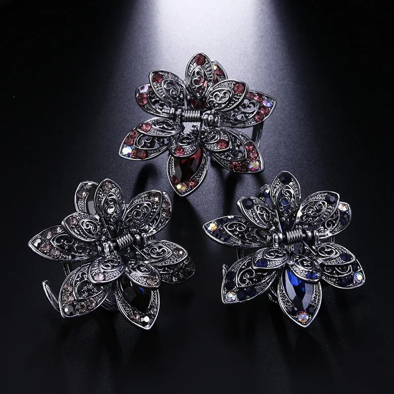 Vintage Metal Hair Clips Crystal Butterfly Hairpin Elegant Butterfly Hair Clip for Daily Life Party Wedding Hair Accessories
Vintage Metal Hair Clips Crystal Butterfly Hairpin Elegant Butterfly Hair Clip for Daily Life Party Wedding Hair Accessories
