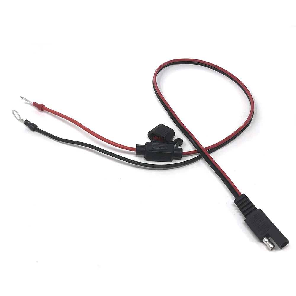60cm SAE to O Ring Terminal Harness Quick Disconnect Eyelet Terminal Harness Extension Cord for Motorcycle Tractor 10A Fuse
60cm SAE to O Ring Terminal Harness Quick Disconnect Eyelet Terminal Harness Extension Cord for Motorcycle Tractor 10A Fuse