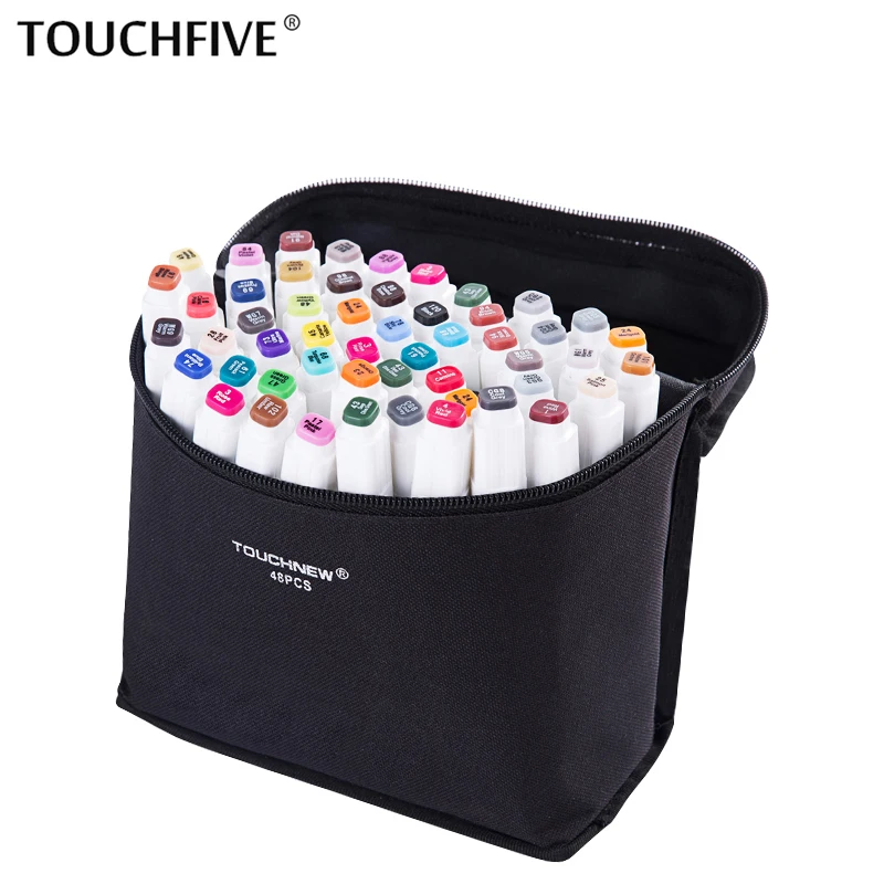 Touchfive 30/40/60/80/168 Colors Sketch Marker Pen Set Twin Markers Brush Pen For Drawing Manga Architecture Design Art Supplies
Touchfive 30/40/60/80/168 Colors Sketch Marker Pen Set Twin Markers Brush Pen For Drawing Manga Architecture Design Art Supplies