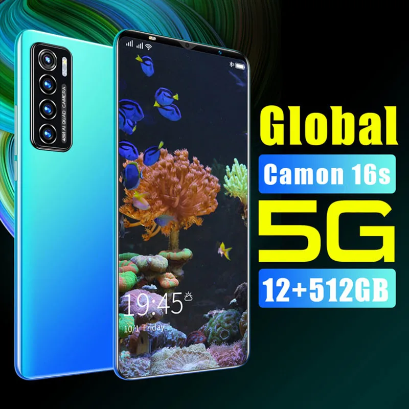 Grobal Version HD Screen 5 Inch Camon 16s 5G Smart Phones 6000mAh Battery 10 Core Cellphone 24+48MP Face ID Android Mobilephone
Grobal Version HD Screen 5 Inch Camon 16s 5G Smart Phones 6000mAh Battery 10 Core Cellphone 24+48MP Face ID Android Mobilephone