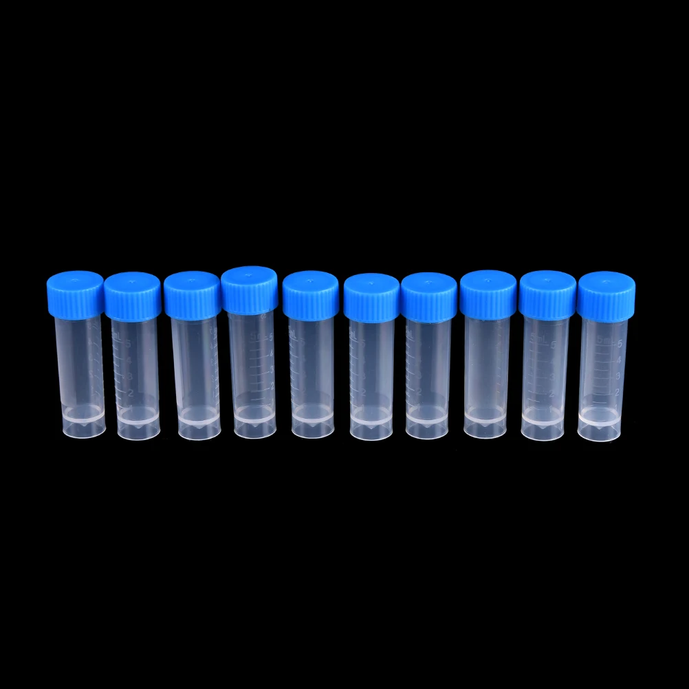 10PCS x 5ml Chemistry Plastic Test Tubes Vials Seal Caps Pack Container for Office School Chemistry Supplies
10PCS x 5ml Chemistry Plastic Test Tubes Vials Seal Caps Pack Container for Office School Chemistry Supplies